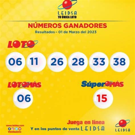 resultados loto leidsa|Loto Más .